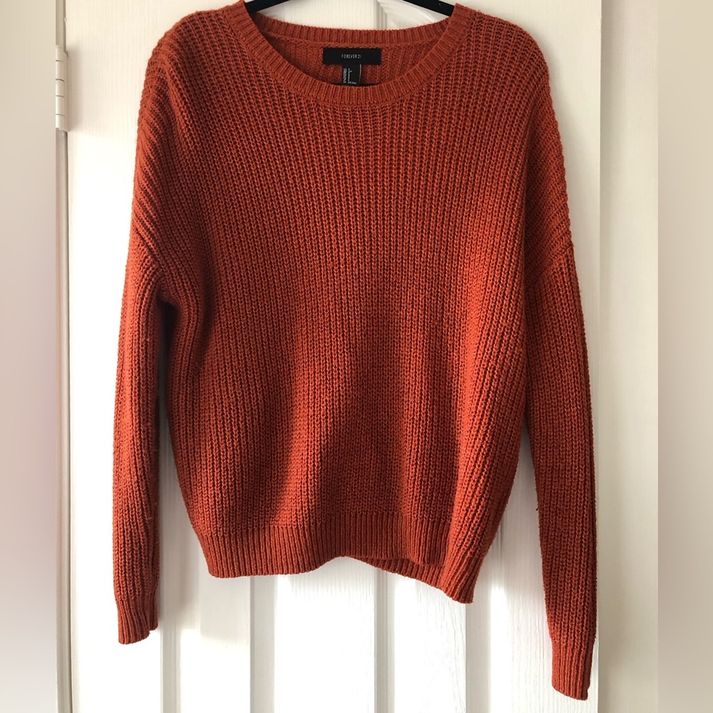 Orange sweater